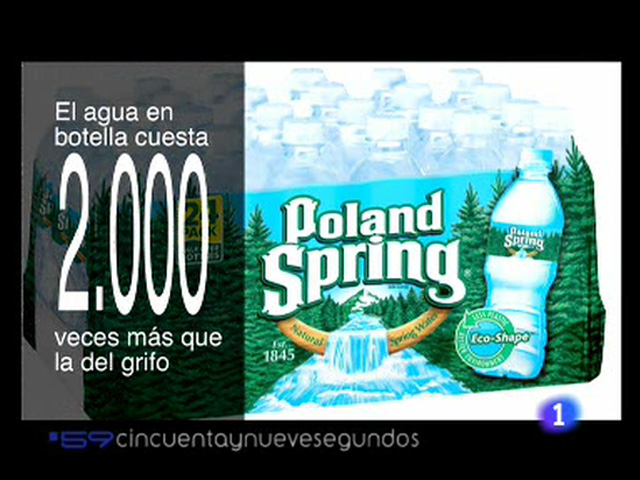 59 segundos - El agua embotellada ya no gusta en EEUU