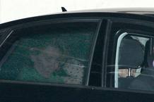 Esperanza Aguirre, a su llegada a Barajas