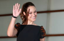 Aida Folch, en la presentación de 'El artista y la modelo' en el Festival de Cine San Sebastian. Aida Folch, en la presentación de 'El artista y la modelo' en el Festival de Cine San Sebastian.