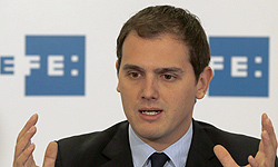 Albert Rivera, la oposici&oacute;n "a todos los nacionalismos"