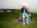 Alberto Contador en el Tourmalet.