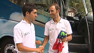 Ver v&iacute;deo  'Alejandro Valverde recoge el testigo de Castroviejo como l&iacute;der de la Vuelta'