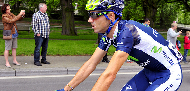 El ciclista de Movistar Alejandro Valverde.