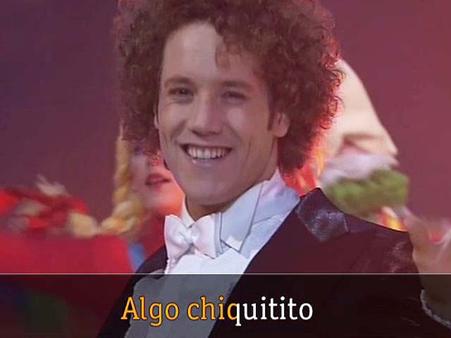 Eurovisi&oacute;n 2010 - 'Algo Peque&ntilde;ito' en versi&oacute;n karaoke