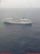 El Costa Allegra, de la compa&ntilde;&iacute;a Costa Cruceros, en el Oc&eacute;ano &Iacute;ndico