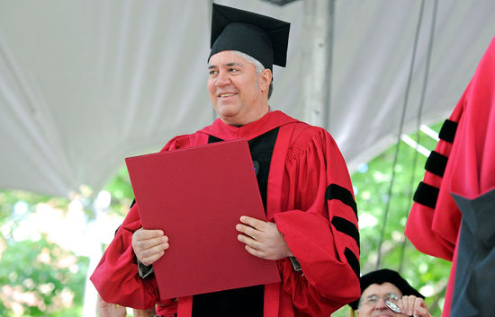 Pedro Almod&oacute;var recibe el t&iacute;tulo de doctor honoris causa por la Universidad de Harvard