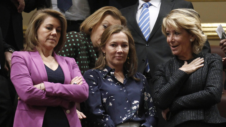Muchos pol&iacute;ticos se han acercado al Congreso para escuchar el discurso de investidura