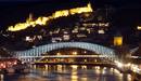 An historical part of Tbilisi is seen before Earths hour