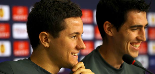 Ander Herrera y Andoni Iraola