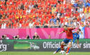 Andr&eacute;s Iniesta fue el mejor de Espa&ntilde;a en la primera parte.