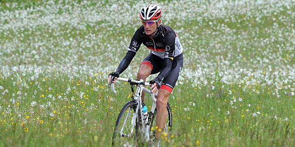 Andy Schleck durante la pasada Dauphin&eacute; Liber&eacute;.