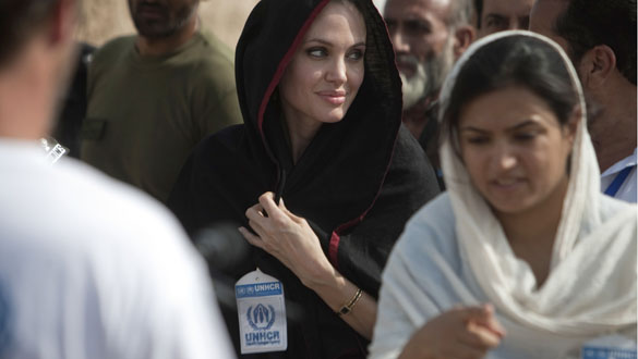 Angelina Jolie llega a Pakist&aacute;n
