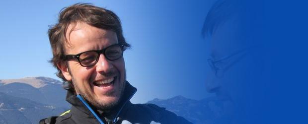 Àngell Llàcer puja a la Serra de Busa Àngell Llàcer puja a la Serra de Busa