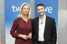 Anne Igartiburu y Roi Groba Anne Igartiburu y Roi Groba