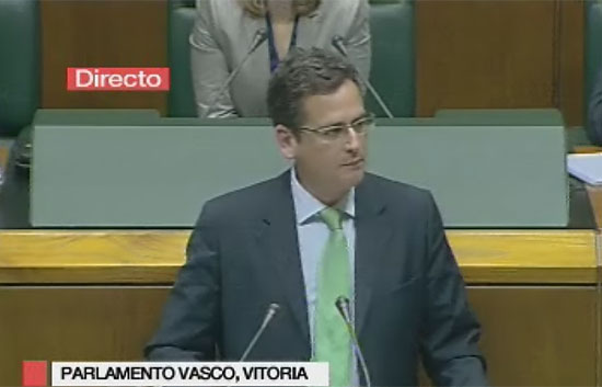 Antonio Basagoiti promete lealtad a Patxi L�pez para conseguir una Euskadi en paz
