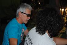 Antonio Hern&aacute;ndez, director de 'El Capit&aacute;n Trueno', revisando el proceso de 3D