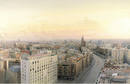 Antonio L&oacute;pez Madrid desde Torres Blancas, 1974/1982