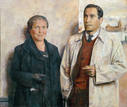 Antonio L&oacute;pez Mis padres, 1956