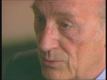 Una imagen de Mingote, durante una entrevista grabada en los a&ntilde;os ochenta