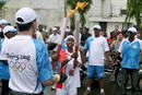 La antorcha ol&iacute;mpica en Tanzania