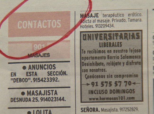 El Consejo de Estado respalda al Gobierno en su intenci&oacute;n de prohibir los anuncios de prostituci&oacute;n