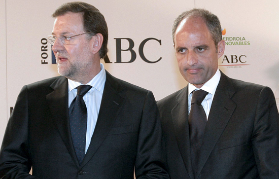 La plana mayor del PP, con el presidente valenciano