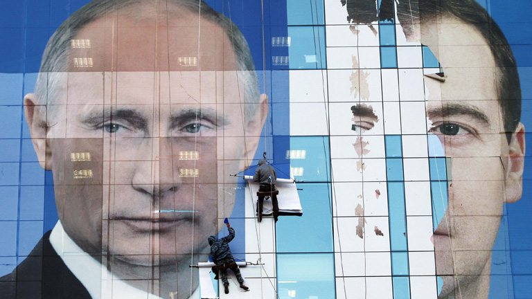El apoyo en las provincias, clave para Putin