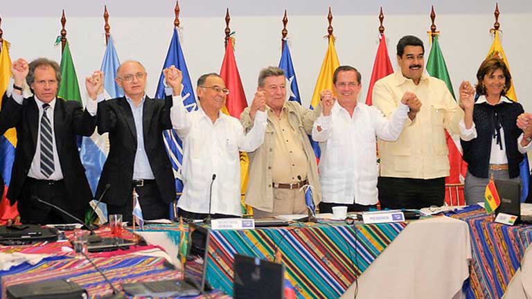 17 pa&iacute;ses sudamericanos apoyan a Ecuador en la crisis con el Reino Unido