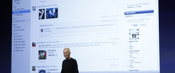 Steve Jobs presenta la nueva versi&oacute;n de iTunes y su red social, Ping.