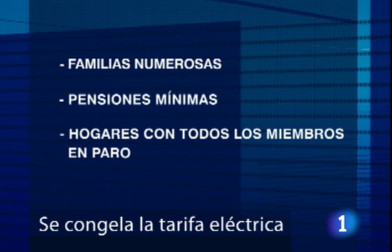 Se congelar&aacute; la factura el&eacute;ctrica para cinco miillones de hogares