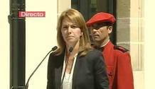 Aranza Quiroga en el homenaje a las v&iacute;ctimas de ETA
