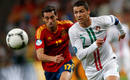 Arbeloa intenta atrapar a Cristiano
