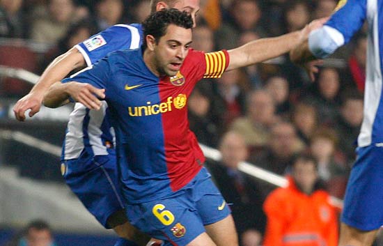 Xavi: 'El &aacute;rbitro se ha equivocado'