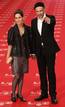 Argentine actor Sbaraglia and wife Marin pose on the red carpet before the Spanish Film Academys Goya awards ceremony in Madrid