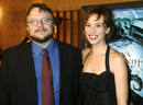 Actress Gil of Spain and director del Toro pose at the premiere of film 
