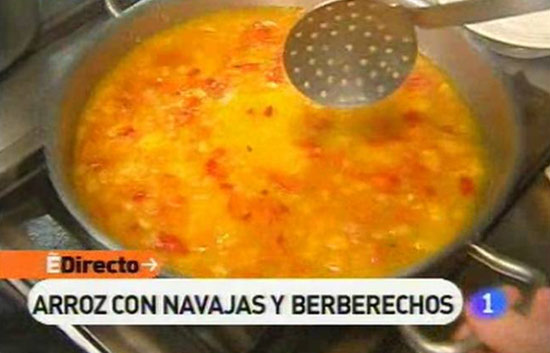 Espa&ntilde;a Directo - Arroz con berberechos y navajas