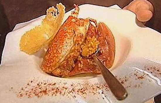 Espa&ntilde;a Directo - Arroz cremoso con bogavante