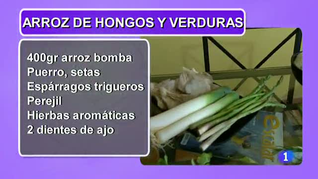 M&aacute;s Gente - Arroz cremoso de hongos y verduras 