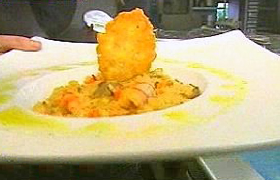 Espa&ntilde;a Directo - Arroz cremoso con langostinos