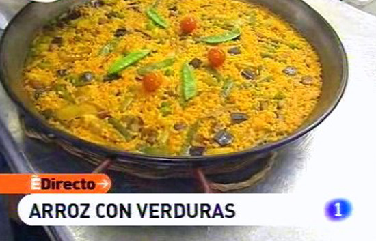 Espa&ntilde;a Directo - Arroz con verduras