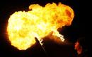 An amateur artist breathes fire during celebrations for the Chinese Lunar New Year in Russias Siberian city of Krasnoyarsk