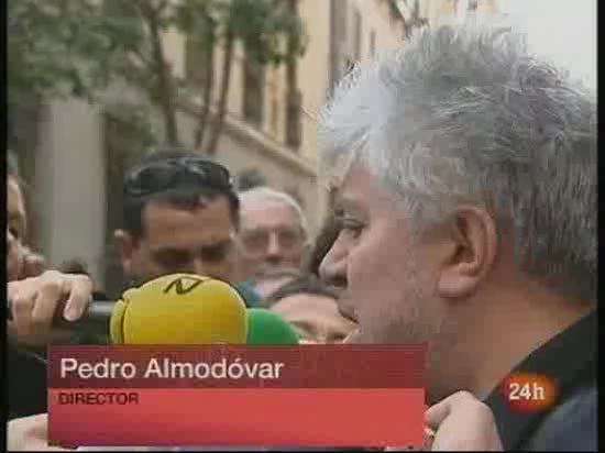 Los artistas, en la capilla ardiente de L�pez V�zquez