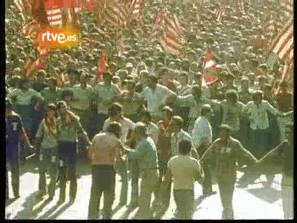 Veure v&iacute;deo  'Arxiu TVE Catalunya - Diada Nacional Catalunya 1977'