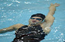 Aschwin Wildeboer Faber of Spain competes in his mens 100m backstroke swimming semifinal at the National Aquatics Center during the 2008 Beijing Olympics