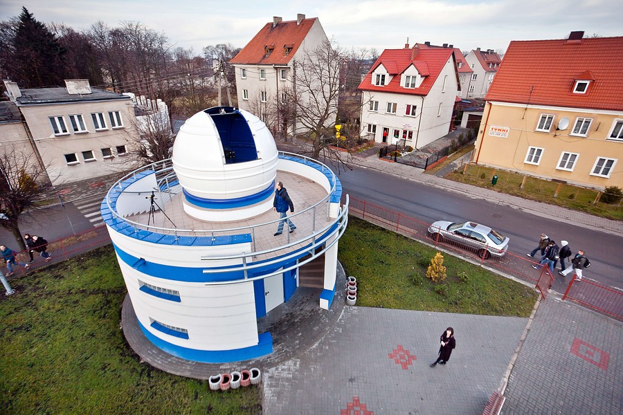 La Astrobase de Jablonowo, el telescopio de barrio