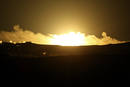 Explosion is seen after Israeli air strike in northern Gaza Strip