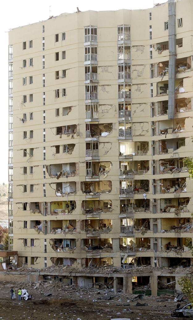 Atentado casa cuartel en Burgos