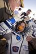 ATERRIZA LA SOYUZ EN LA QUE VIAJABAN DOS ASTRONAUTAS Y GUY LALIBERT&Eacute;
