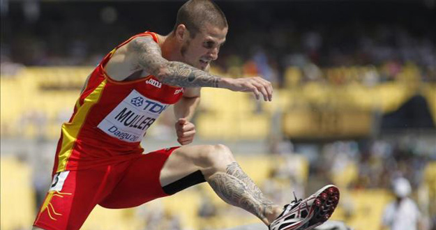 El atleta catal&aacute;n &Aacute;ngel Mullera