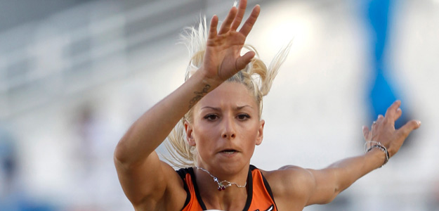 La atleta griega, Paraskevi Papachristou.